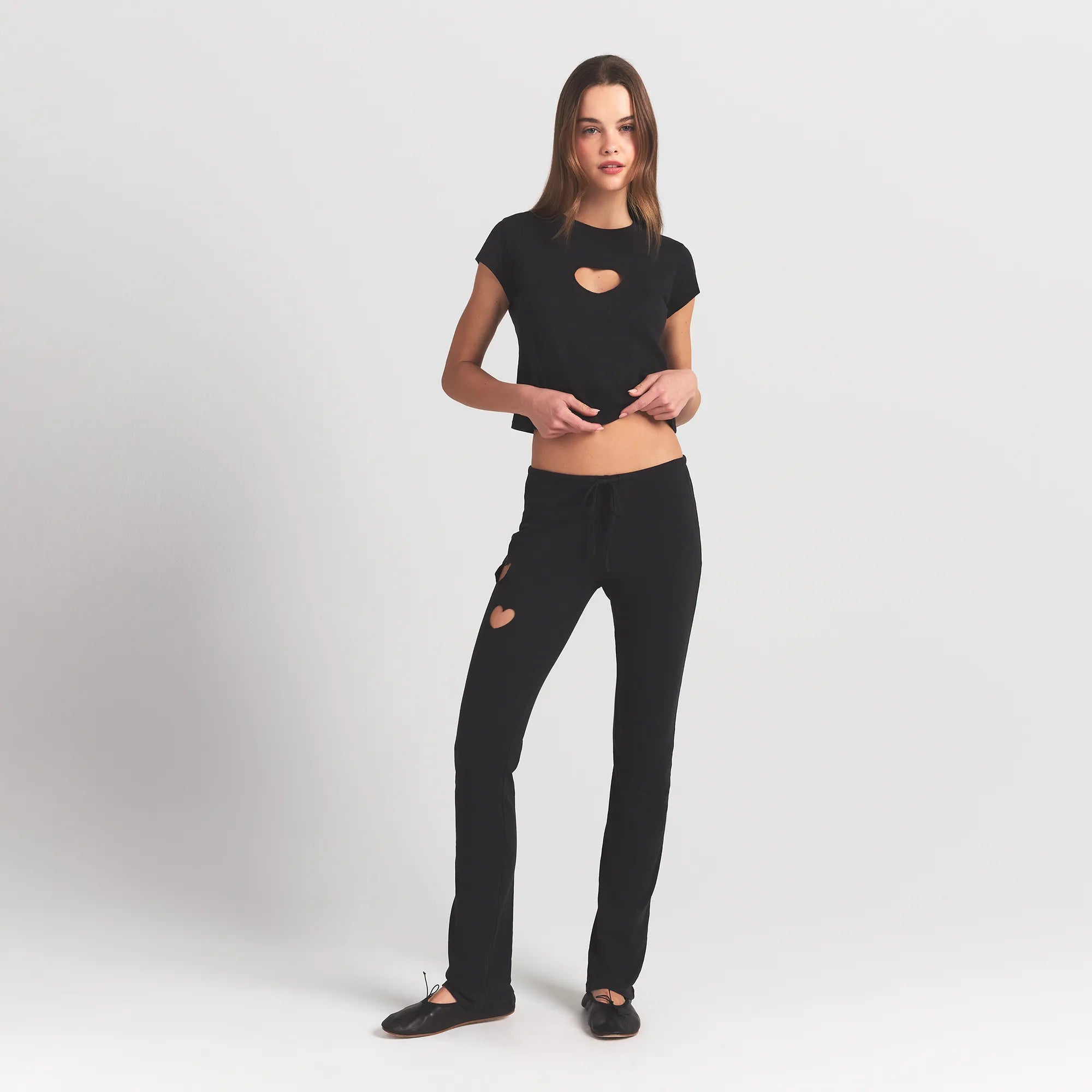 Worn in Jersey Heart Straight Leg Pant