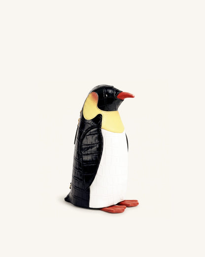 Pia Penguin Crossbody Bag - Black
