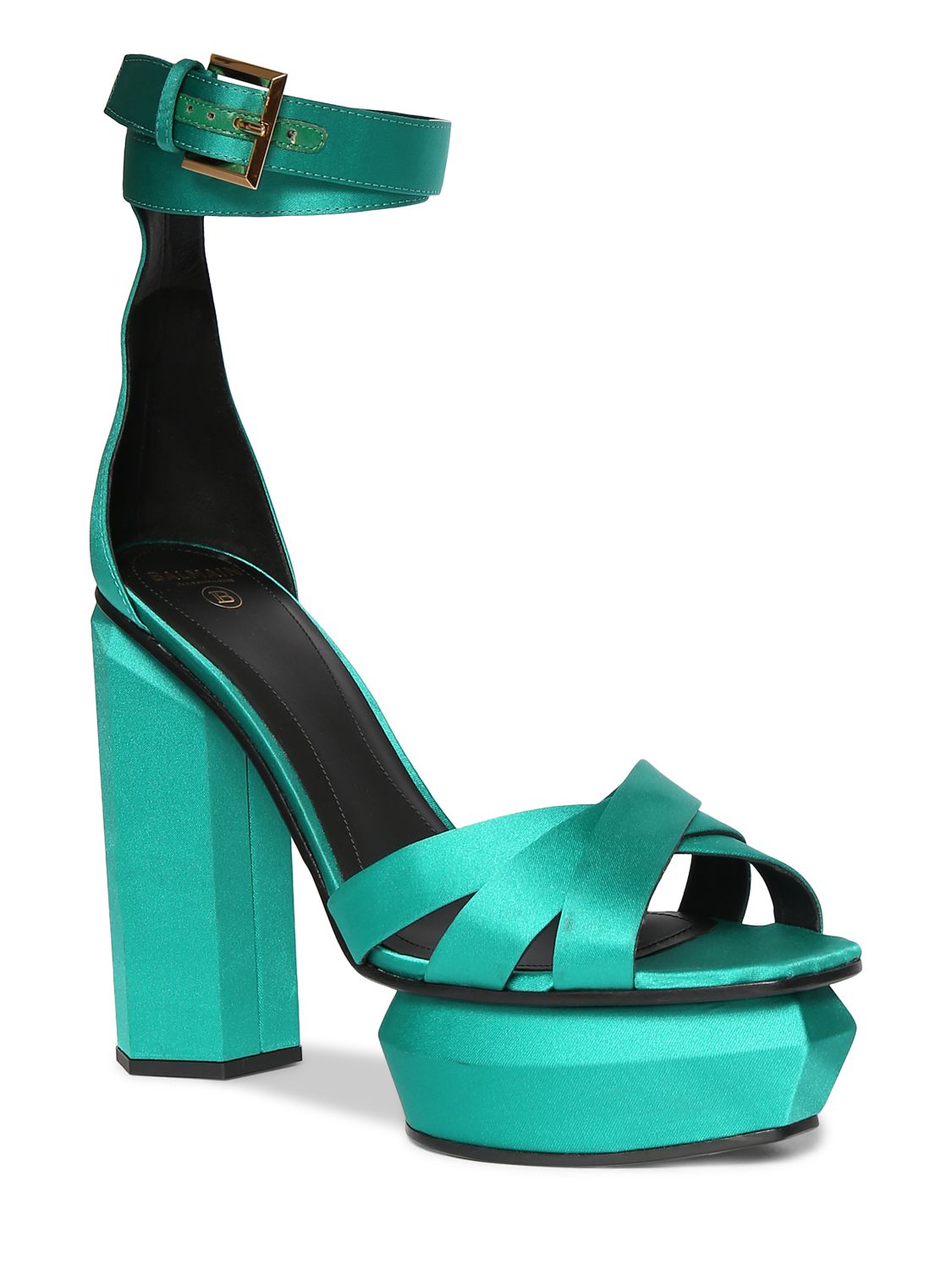 Balmain Balmain 95mm Ava platform poly sandals - Size: UK 3 Heels | Shop From The Mirage