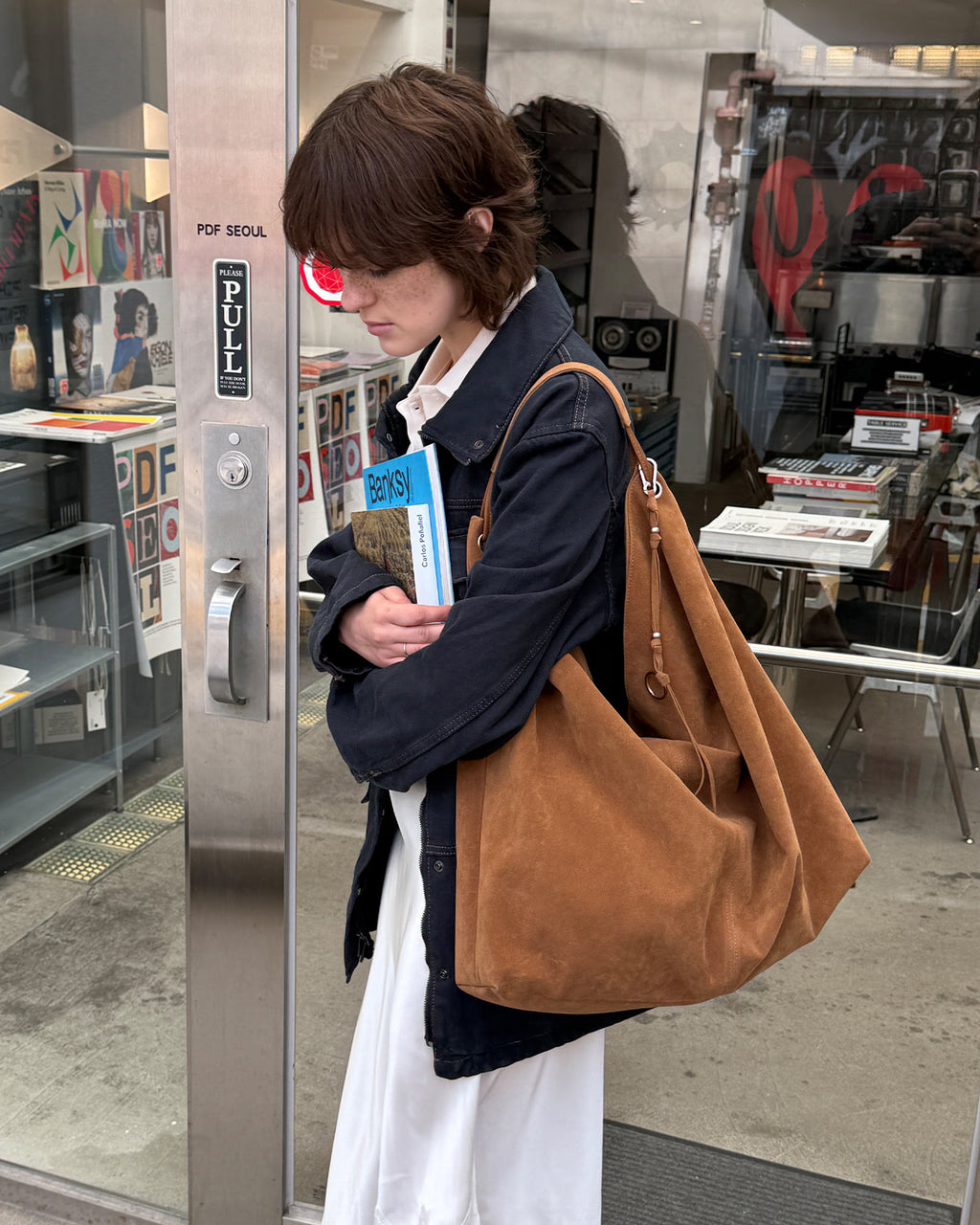 LENTA BAG 45 - SUEDE BLACK