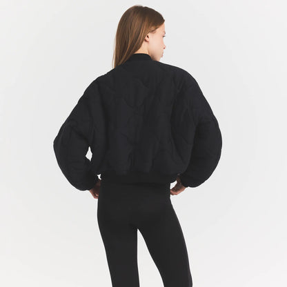 Neoprene Outerwear Reversible Bomber Jacket