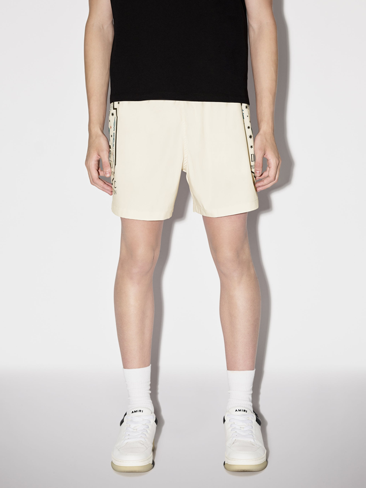 Amiri Fortune Swim Shorts in Birch
