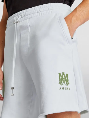 Amiri MA Logo Sweatshorts in White