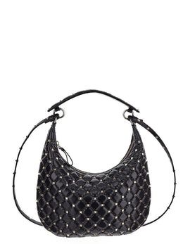 Valentino Garavani Rockstud Spike Small Hobo Bag