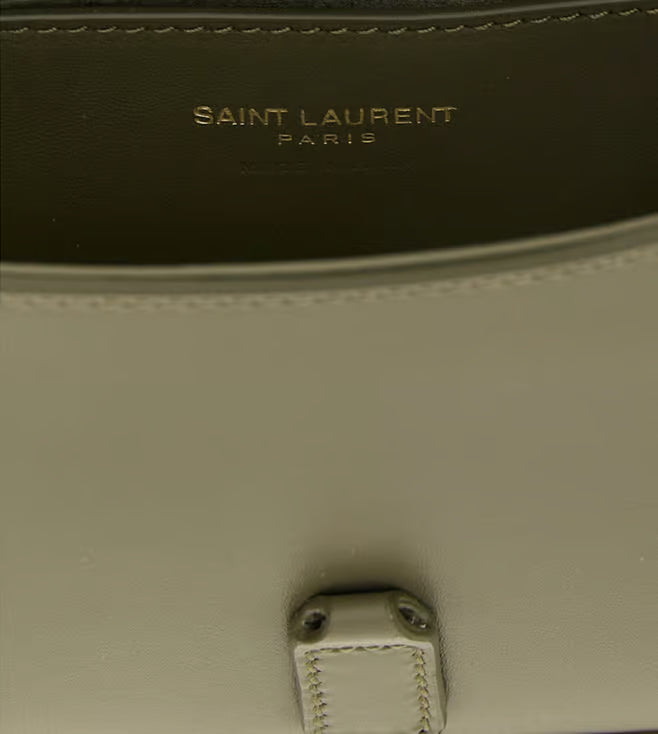 Saint Laurent Grey Le 5 A 7 Mini Shoulder Bag