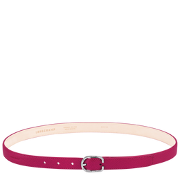 Le Foulonné Ladies' belt Beetroot - Leather