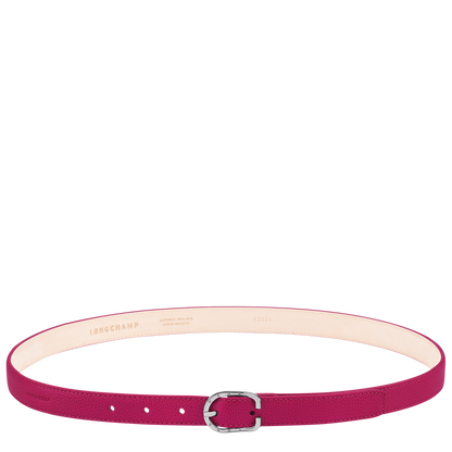 Le Foulonné Ladies' belt Beetroot - Leather