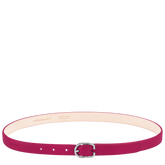 Le Foulonné Ladies' belt Beetroot - Leather