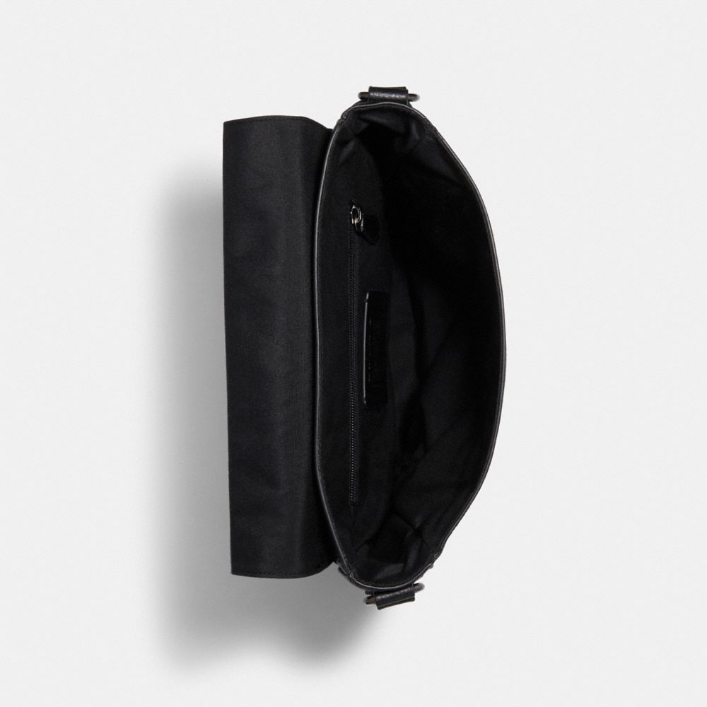 Houston Map Bag In Signature Leather