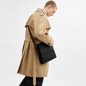 Houston Map Bag In Signature Leather