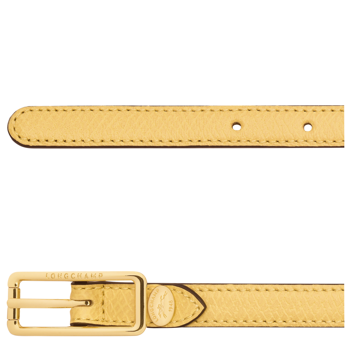 Épure Ladies' belt Yellow Chick - Leather