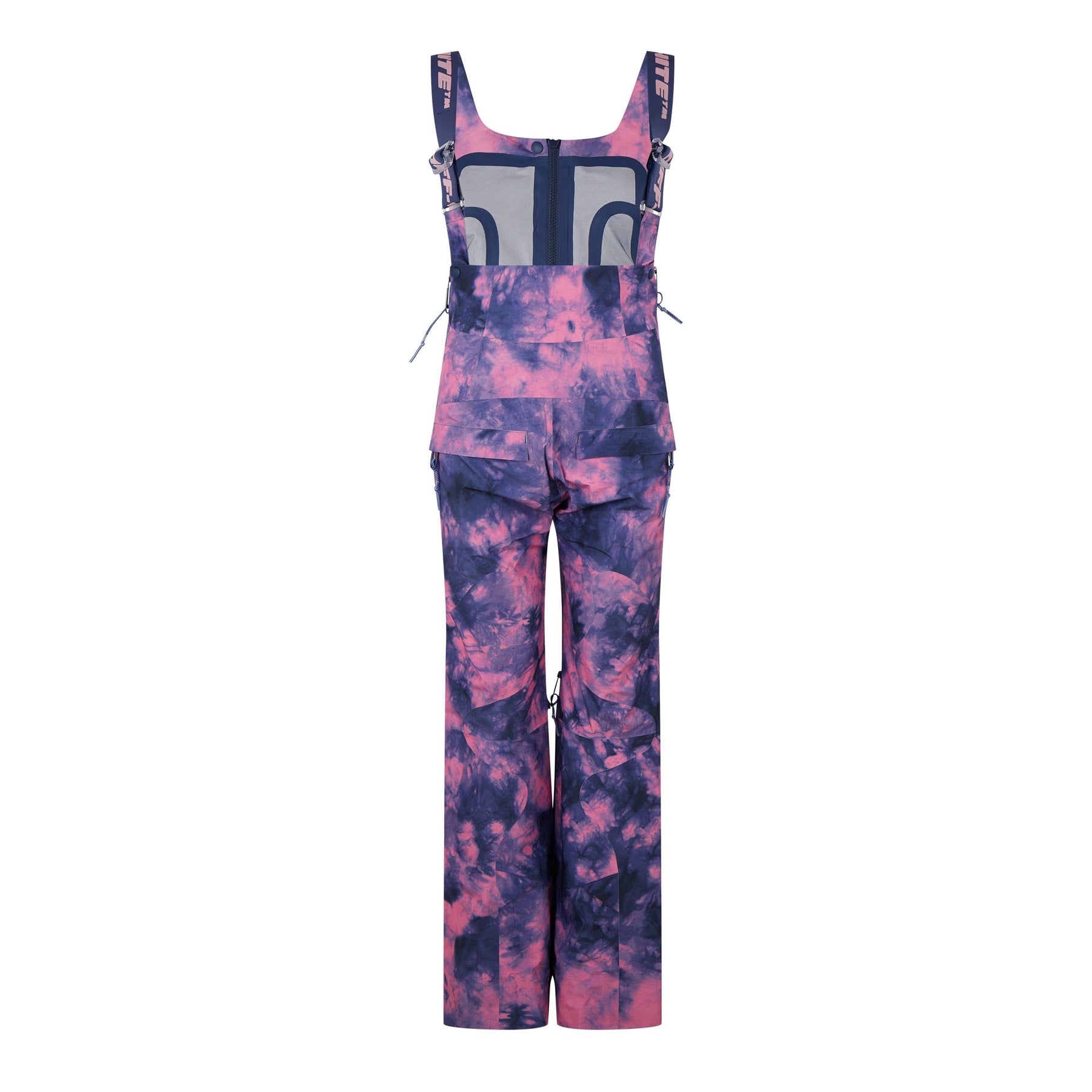 Women's Ski Jumpsuit, Bold Tie-Dye Design