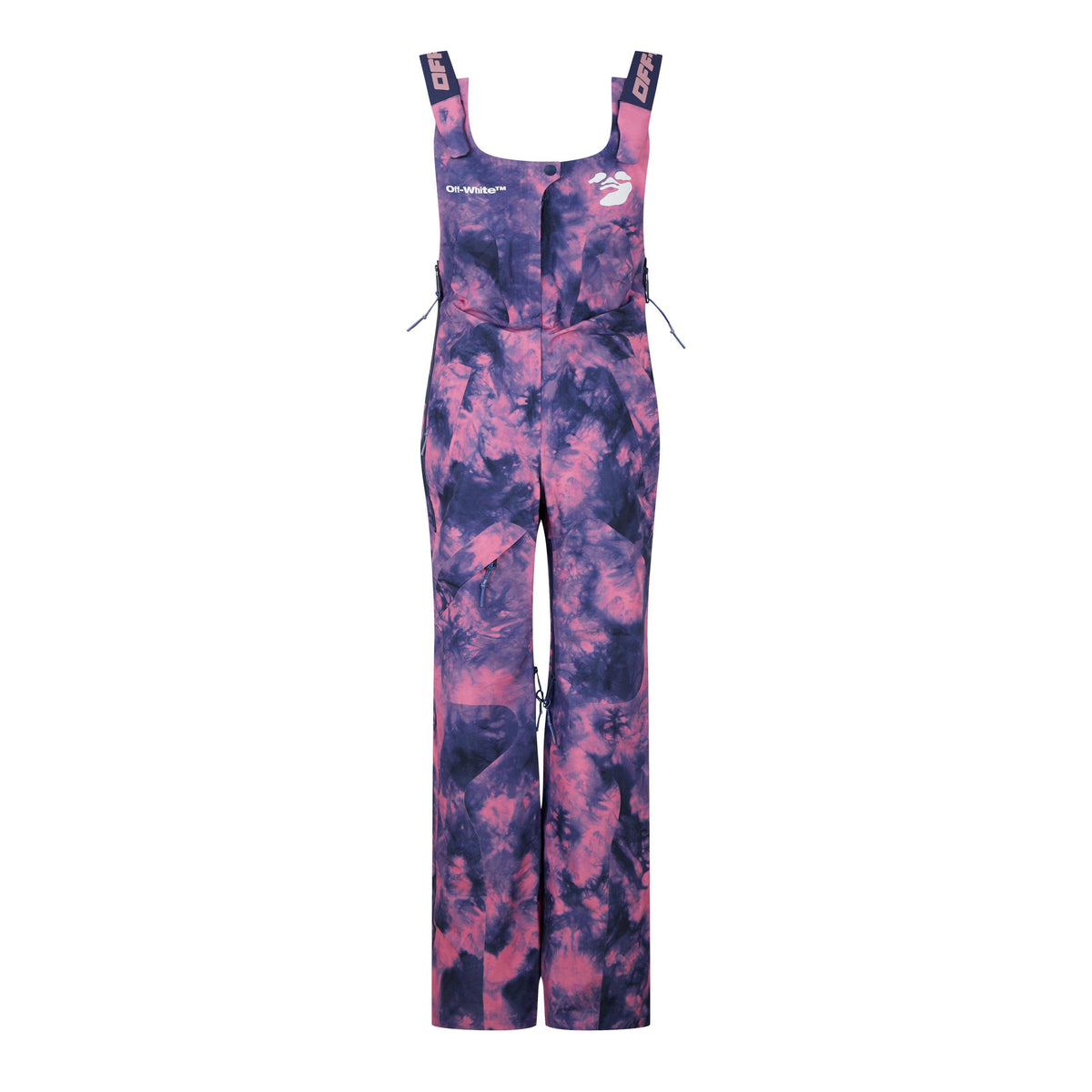 Women's Ski Jumpsuit, Bold Tie-Dye Design