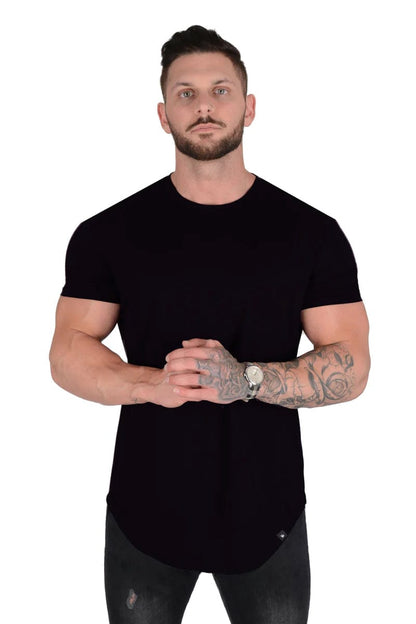 402 Perfect Tee - Scallop Bottom