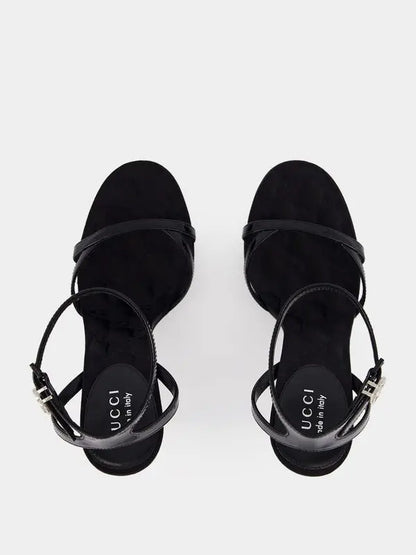 calfskin high-heel sandals