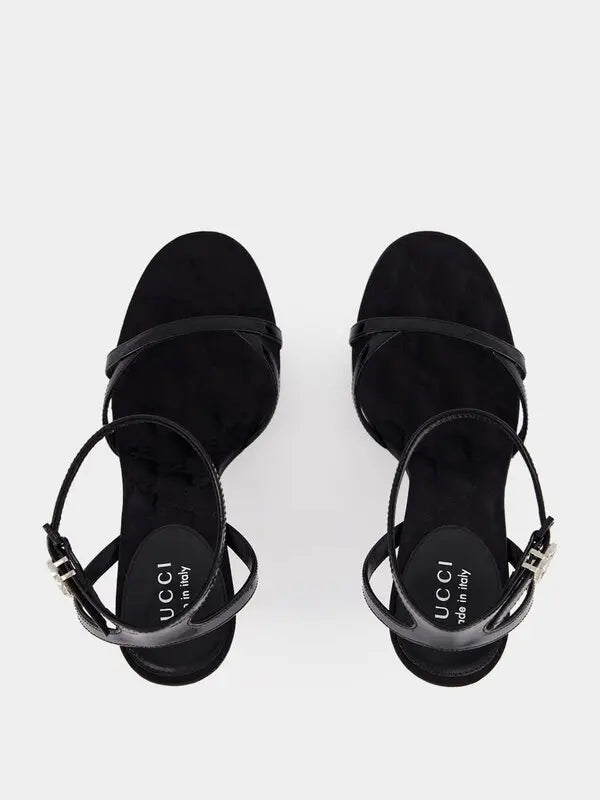 calfskin high-heel sandals