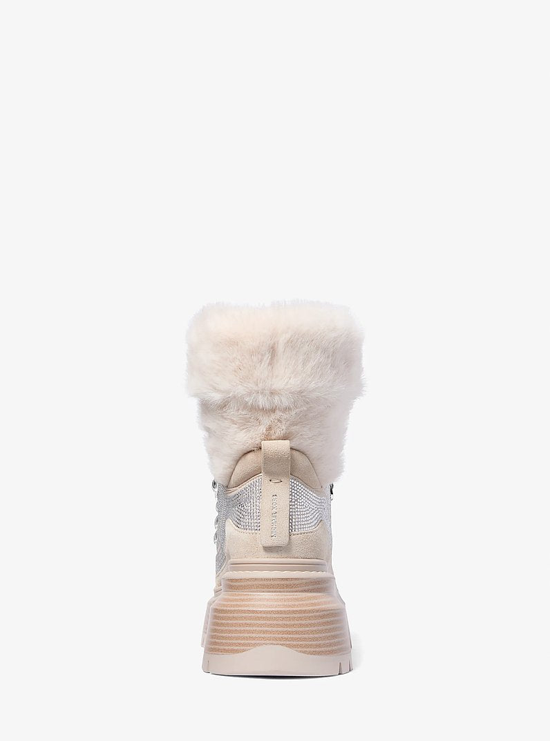 Shiloh Embellished Mixed-Media Boot