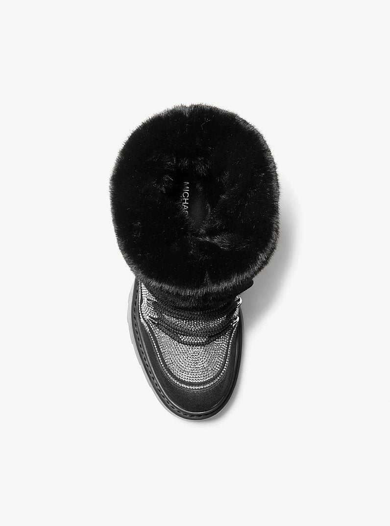 Shiloh Embellished Mixed-Media Boot