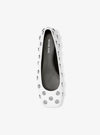 Matilda Studded Leather Ballet Flat