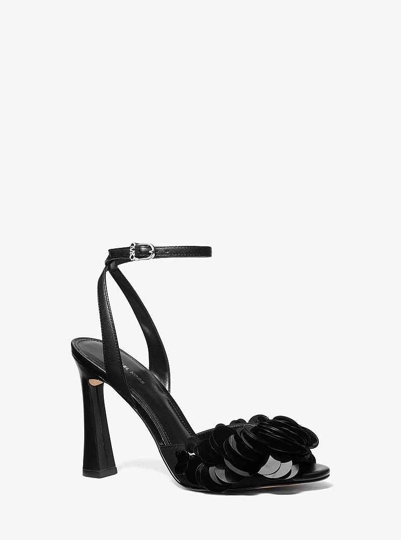 Loretta Sequin Embellished Sandal