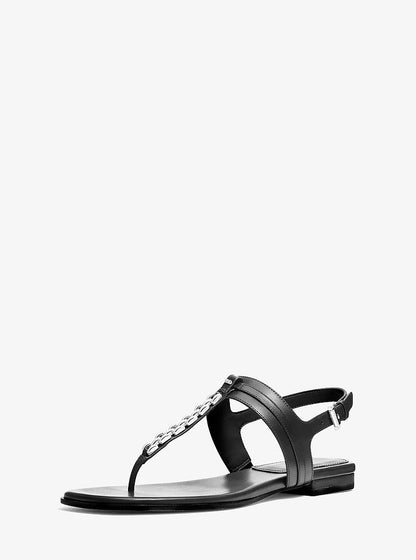 Marcia Embellished Leather Sandal