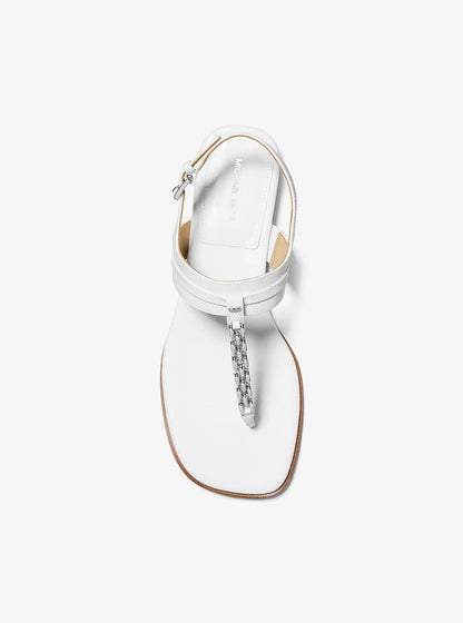 Marcia Embellished Leather Sandal