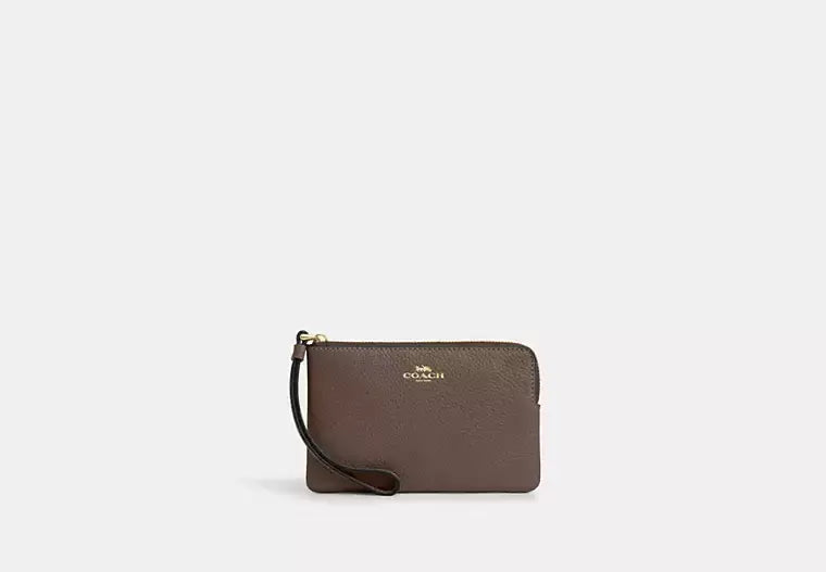 Coach Corner Zip Wristlet - Wallets | Shop From The Mirage