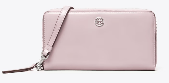 Tory Burch ROBINSON SPAZZOLATO ZIP CONTINENTAL WALLET - Wallets | Shop From The Mirage