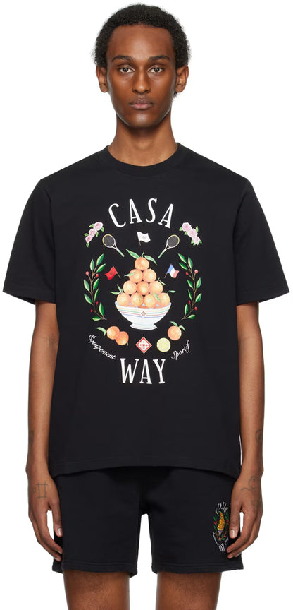 Exclusive Black 'Casa Way' T-Shirt