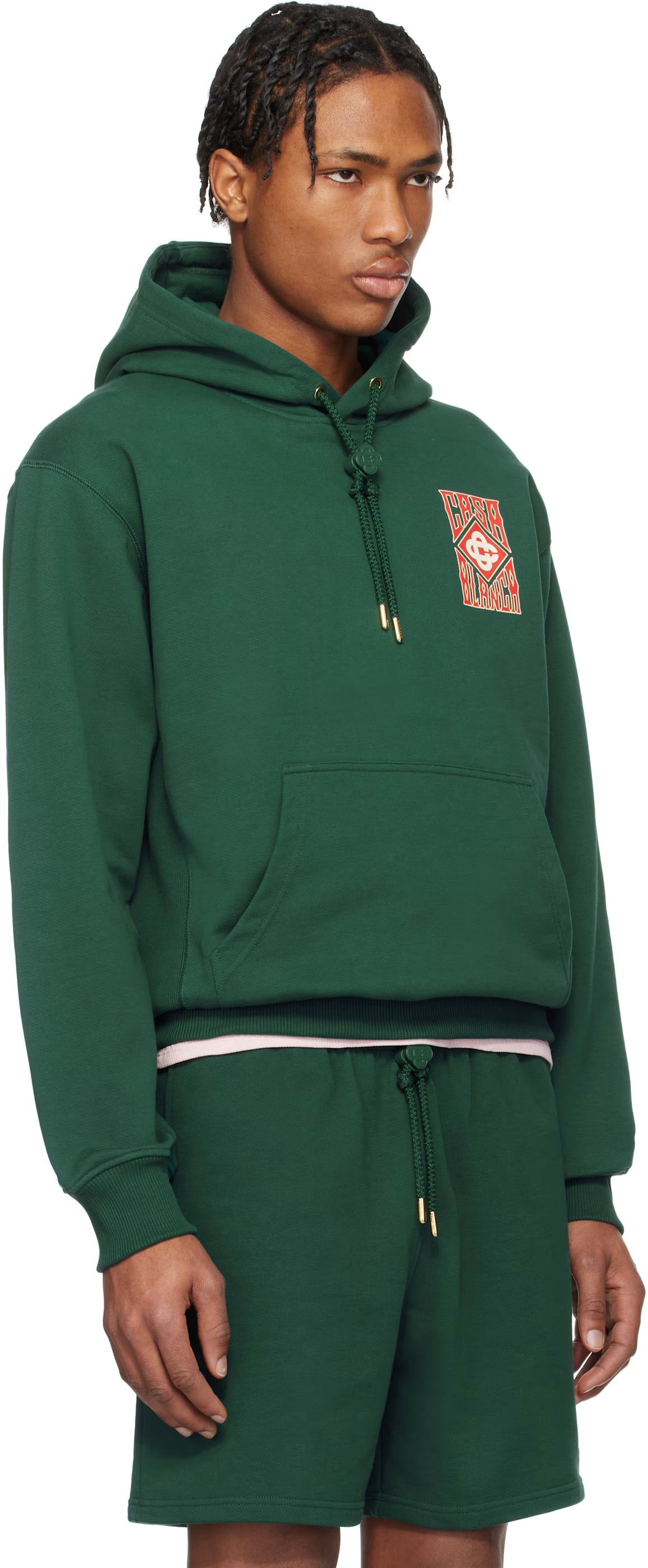 Green Gothic Logo Hoodie
