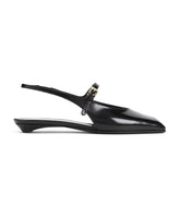 Prada Black Leather Slippers