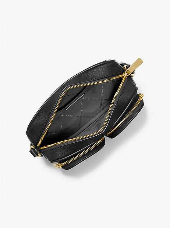 Jet Set Medium Leather Crossbody Bag with Case for Apple Airpods Pro