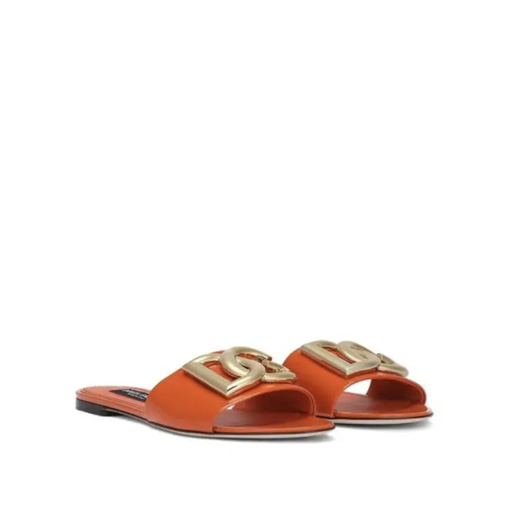Luxury Orange DG Plaque Flat Sliders