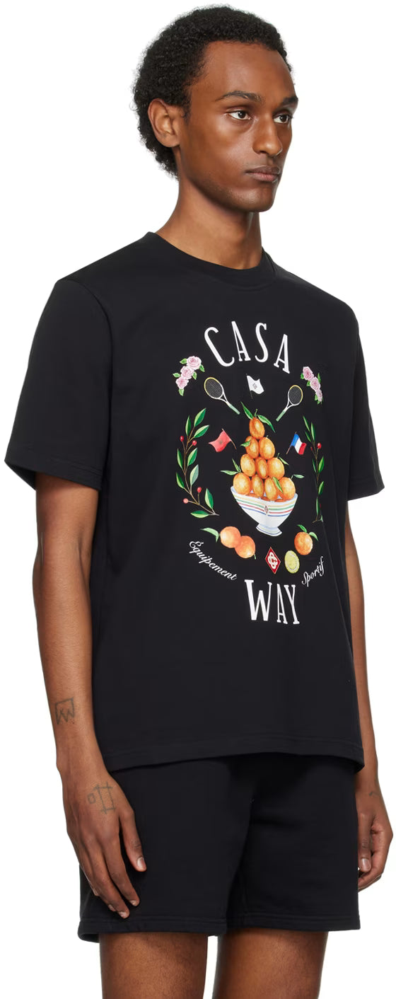 Exclusive Black 'Casa Way' T-Shirt