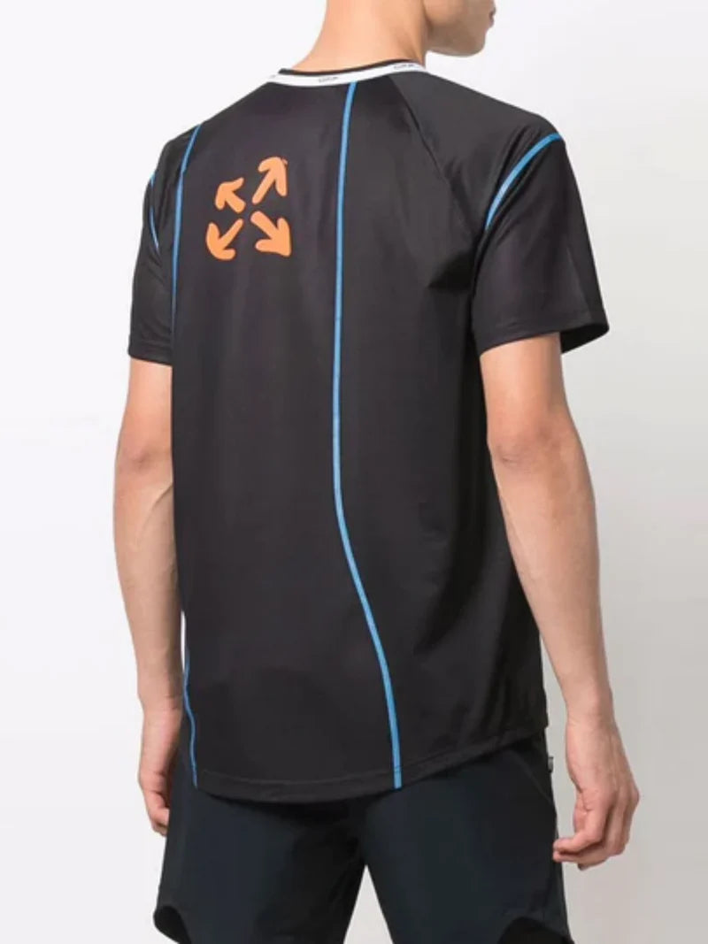 OFF-WHITE ACTIVE TEE BLACK