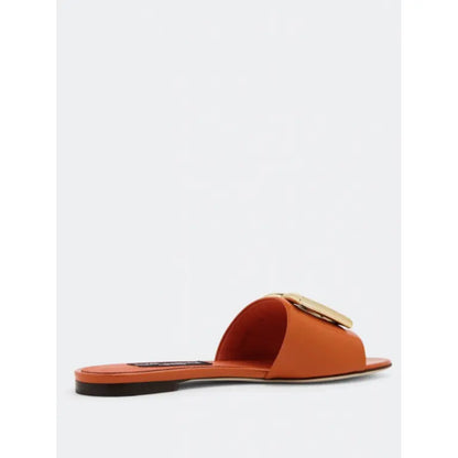 Luxury Orange DG Plaque Flat Sliders