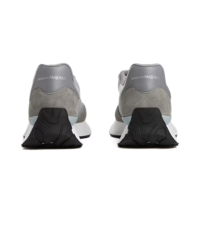 Luxury Grey Sprint Runner Sneakers