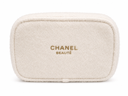 Chanel Beauty Cream Pouch Makeup Bag LIMITED EDITION