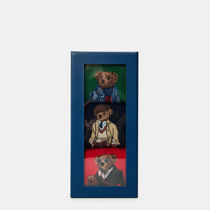 Men's Bear Pack Gift Box Crew Socks