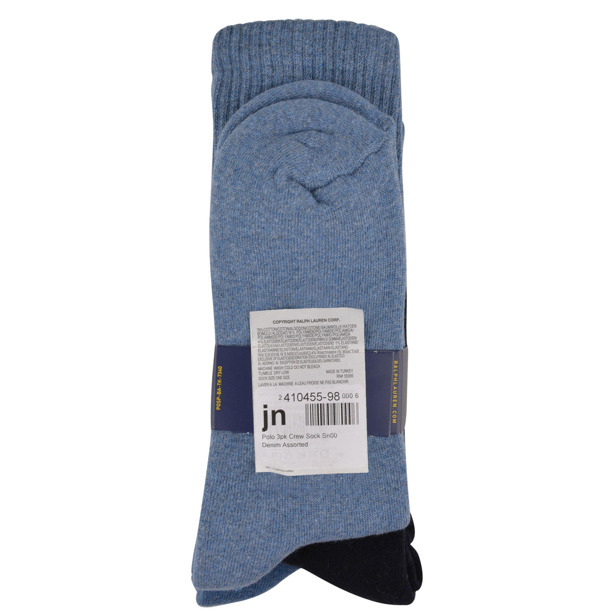 Three Pack Crew Socks