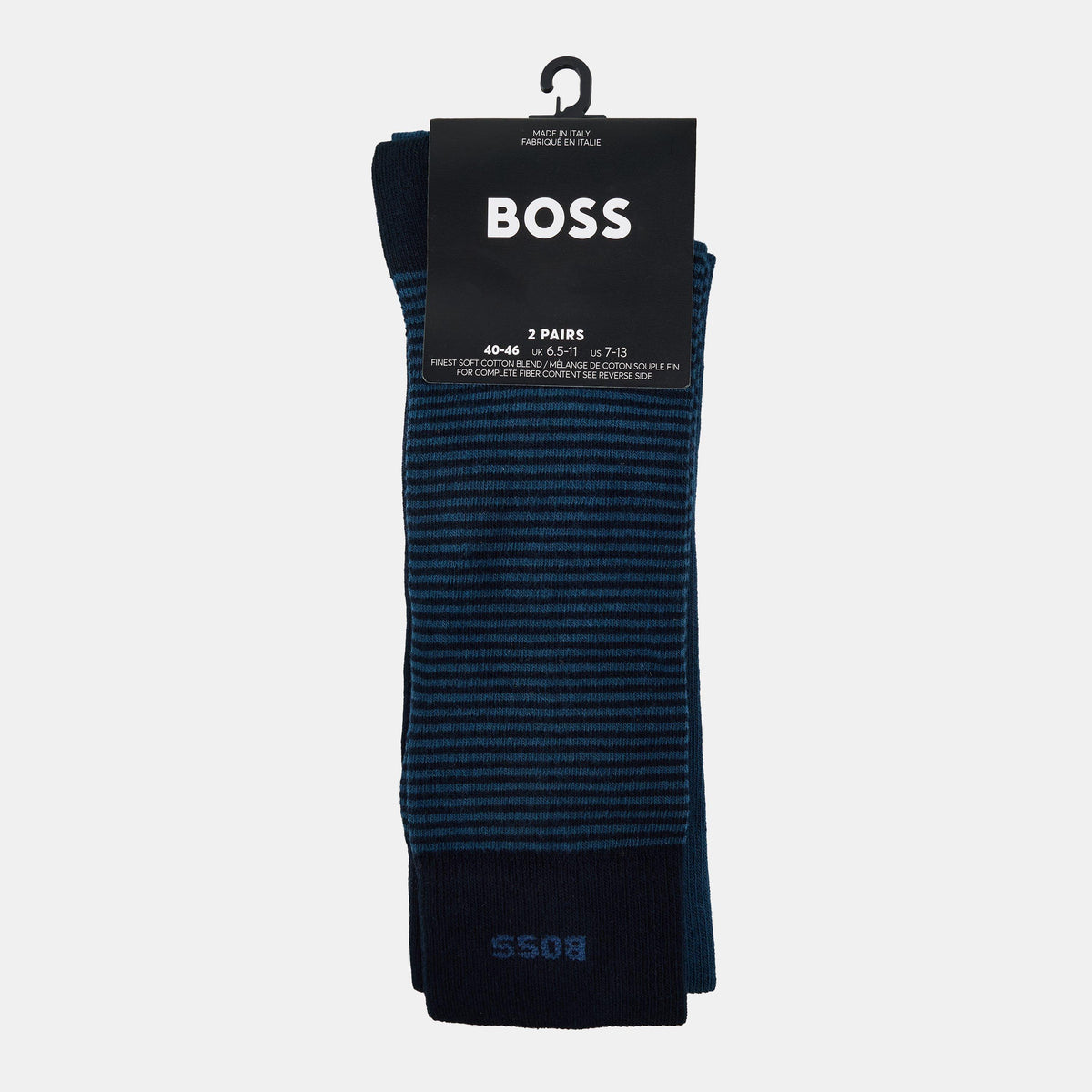 2 Pack Striped Socks