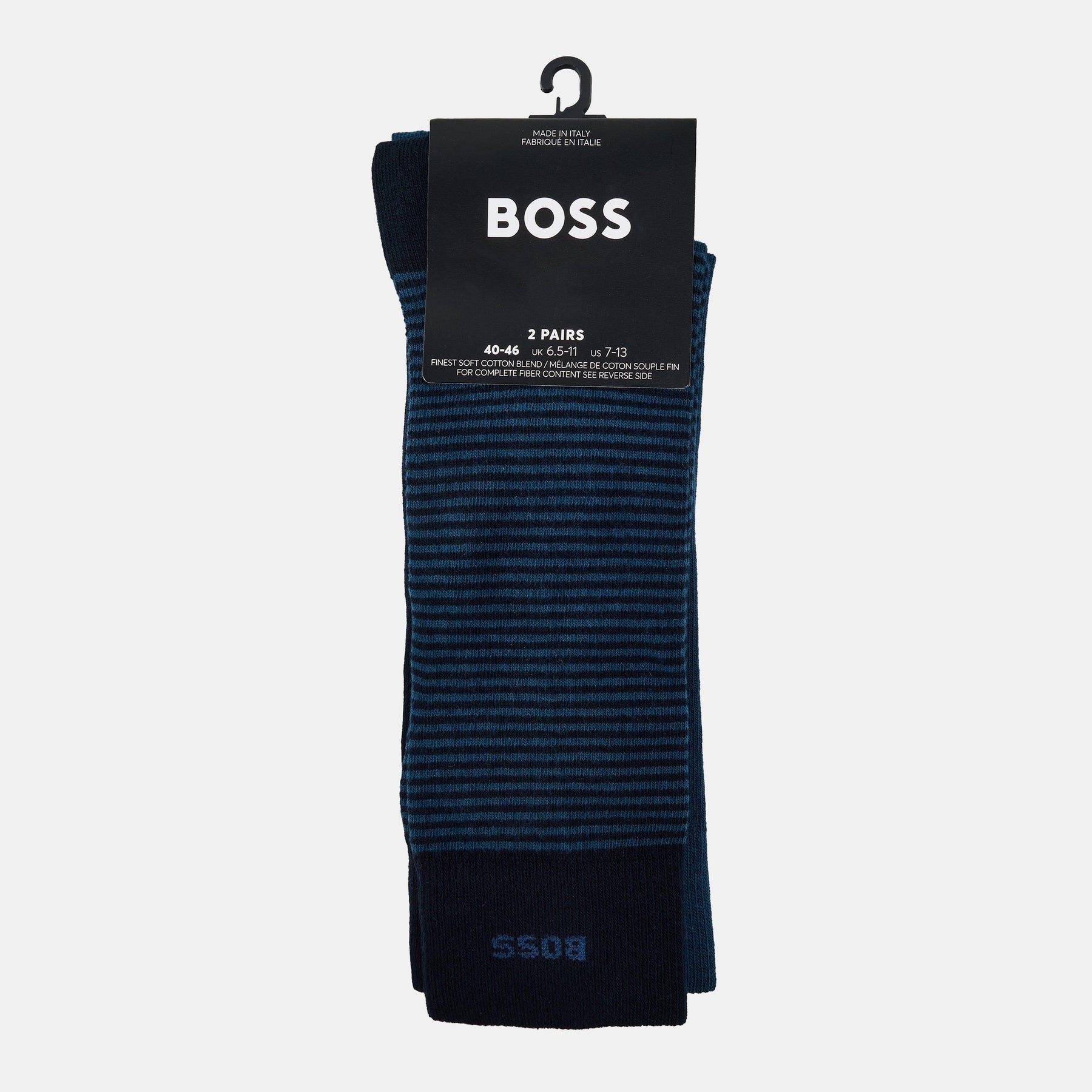 2 Pack Striped Socks