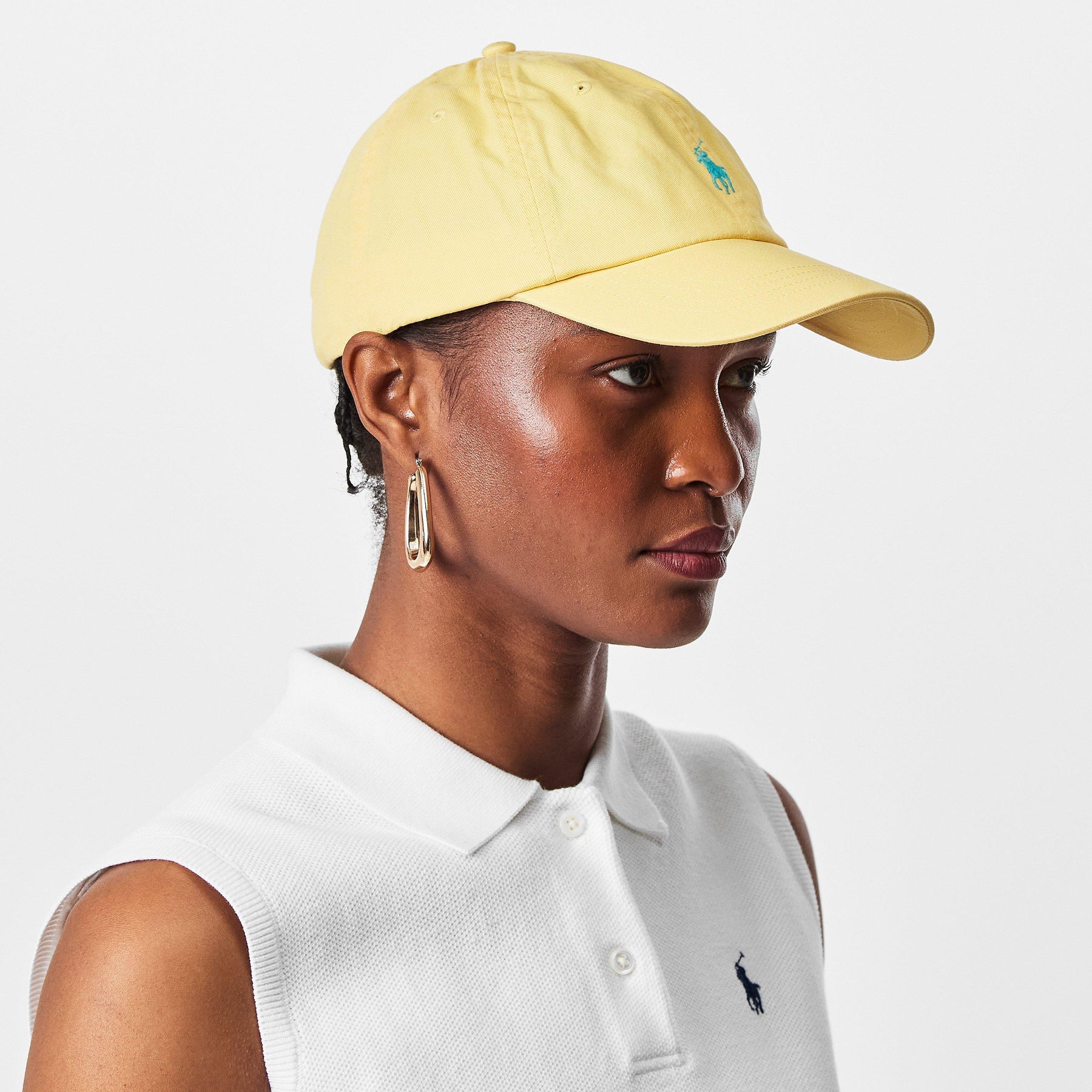 Cotton Chino Pony Baseball Cap