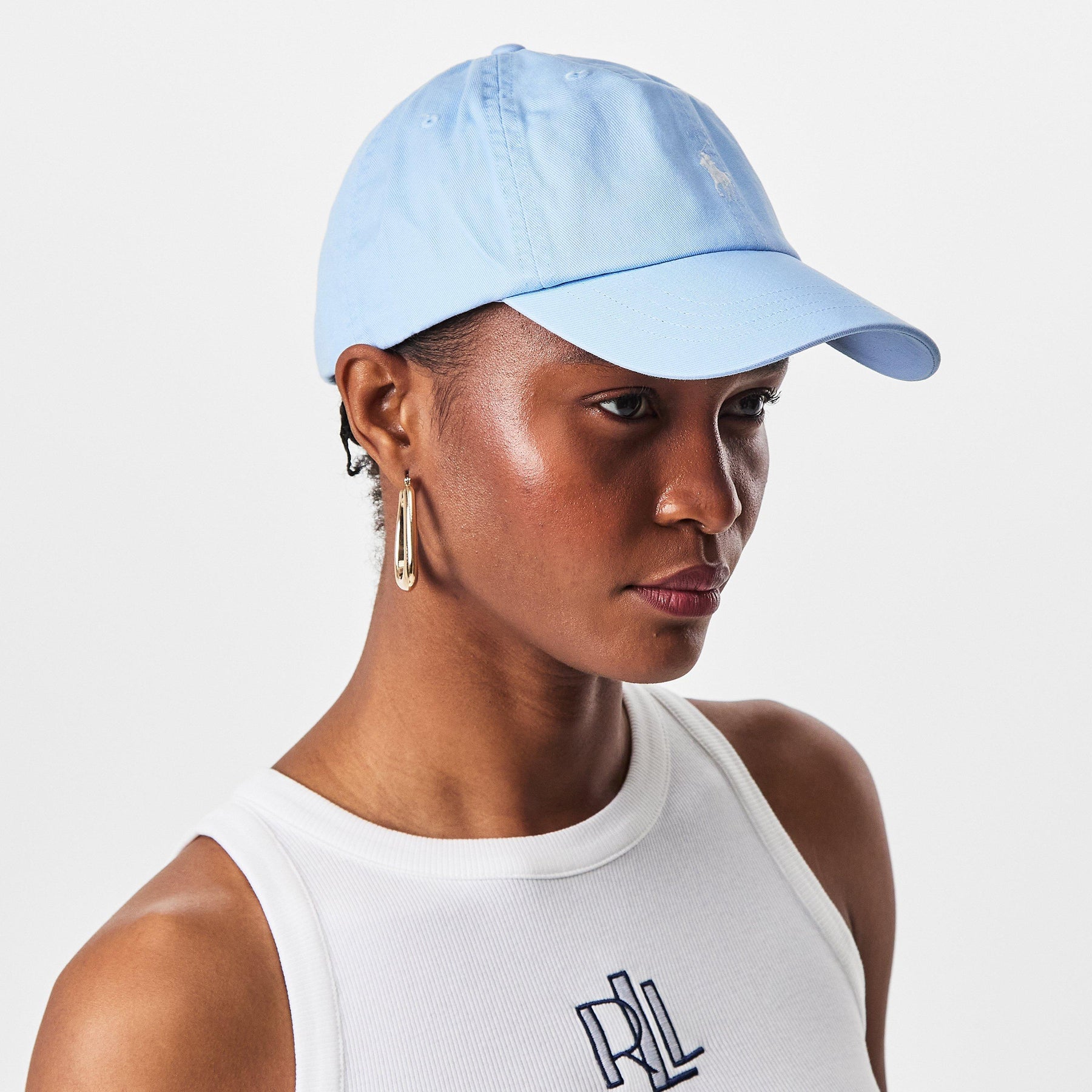 Cotton Chino Pony Baseball Cap