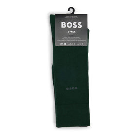 Men's 2 Pack Plain Crew Socks