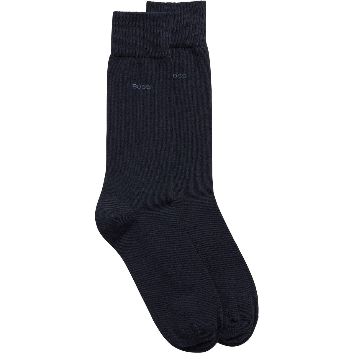 Men's 2 Pack Plain Crew Socks