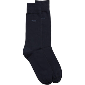 Men's 2 Pack Plain Crew Socks