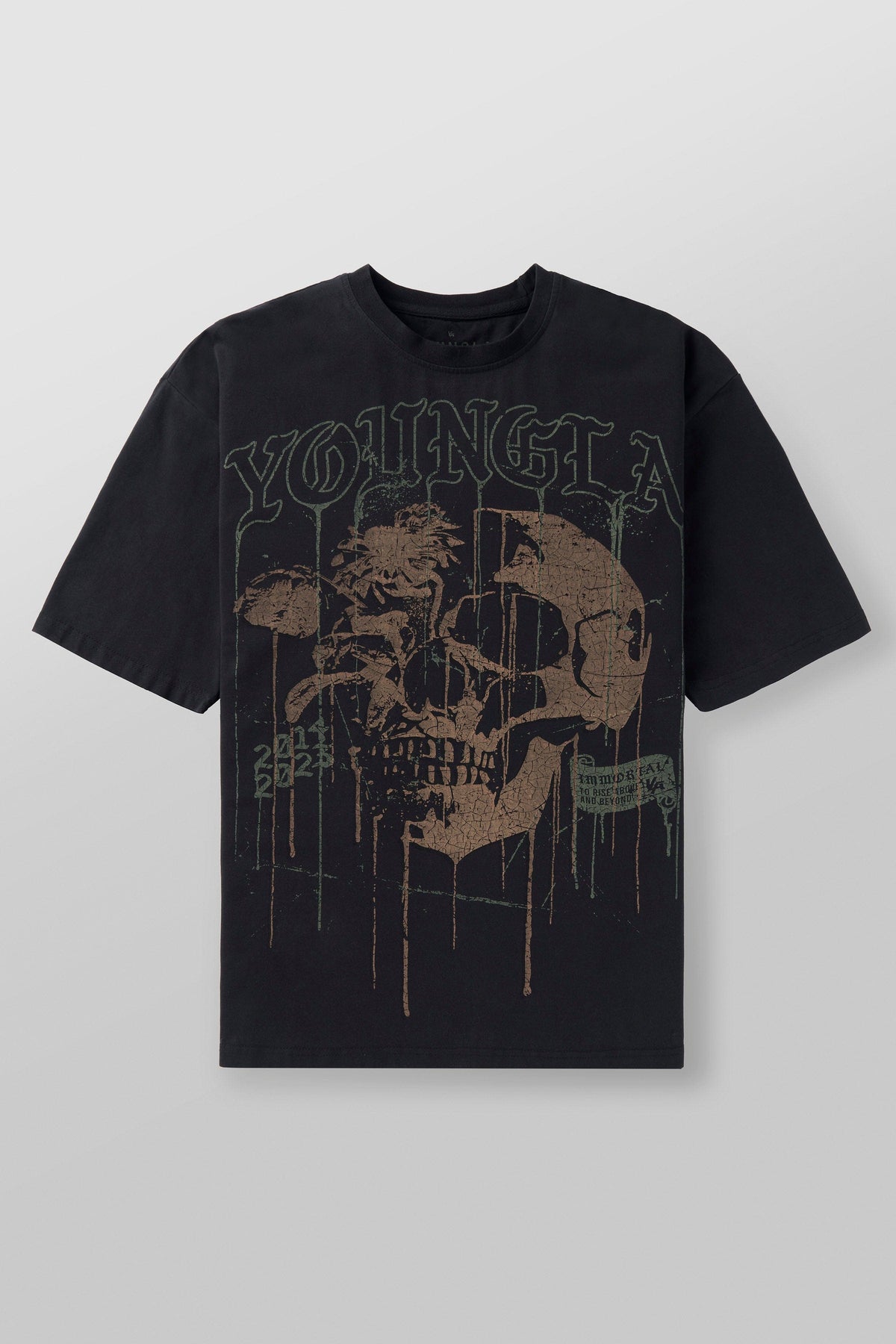4116 - Floral Skull Tees- August 5th