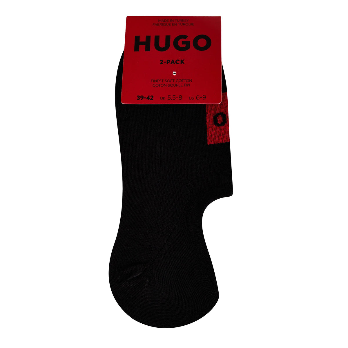Men's 2 Pack Label Trainer Socks
