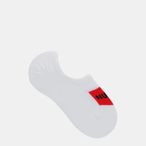 2 Pack Invisible Logo Detail Socks